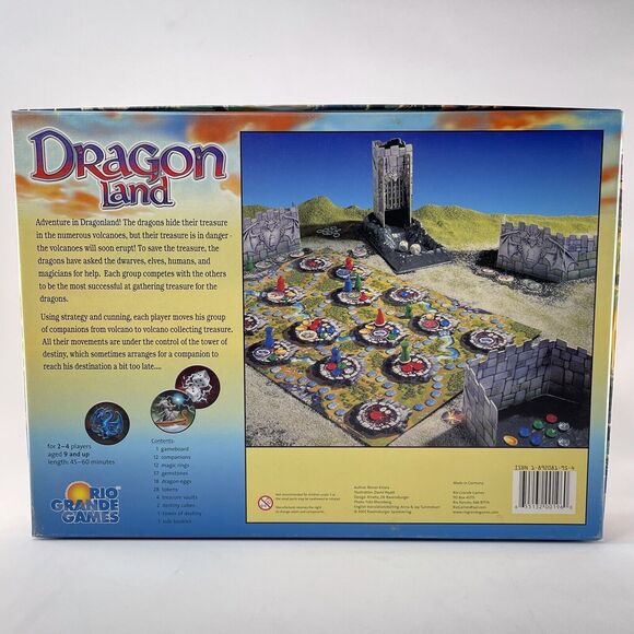 Vintage Dragon Land Board Game - Picture 2 of 6